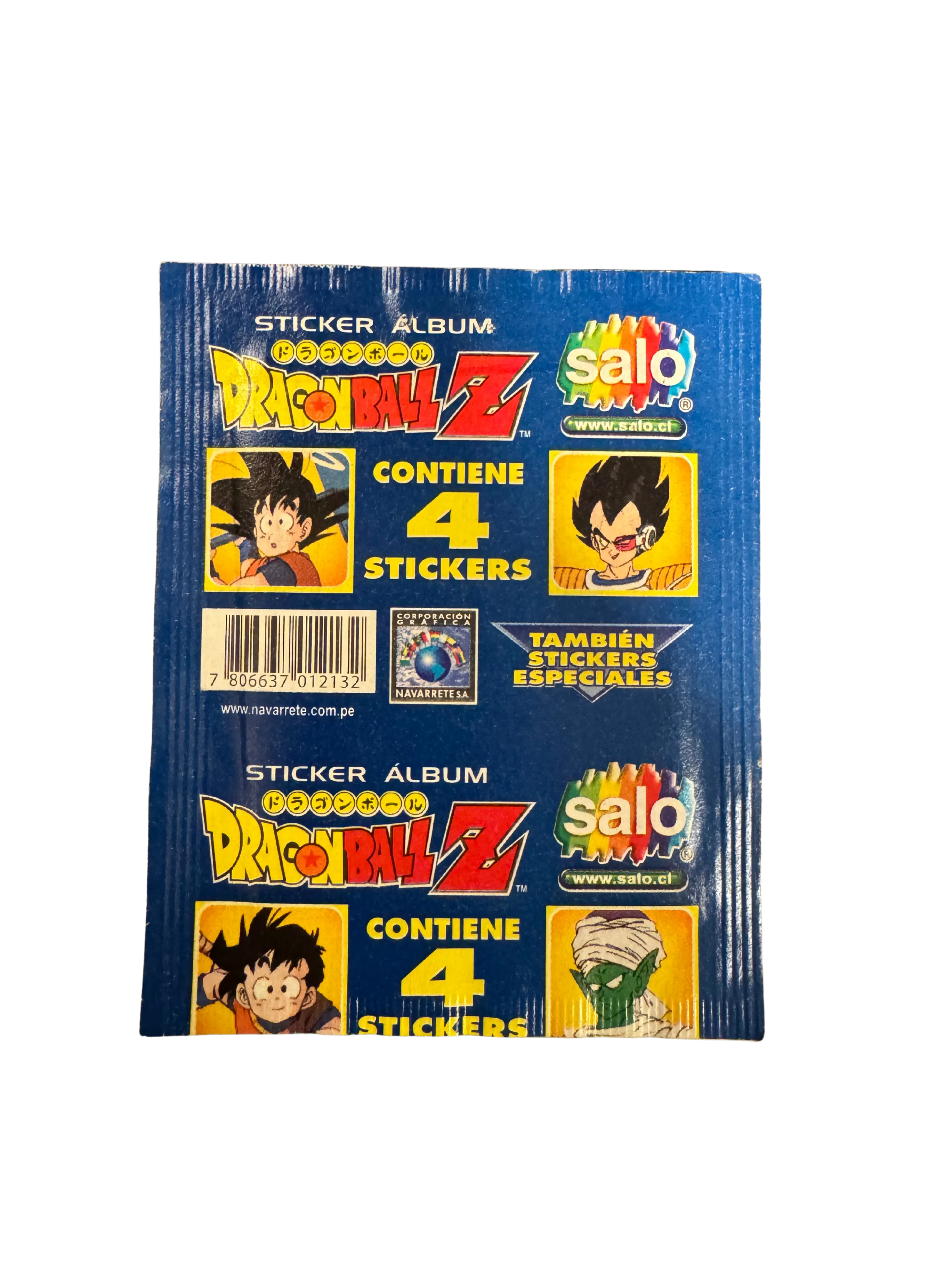 Dragon Ball Z - Re-Edicion - Sobre de Laminas/Cromos/Figuritas Sellado Original - Salo