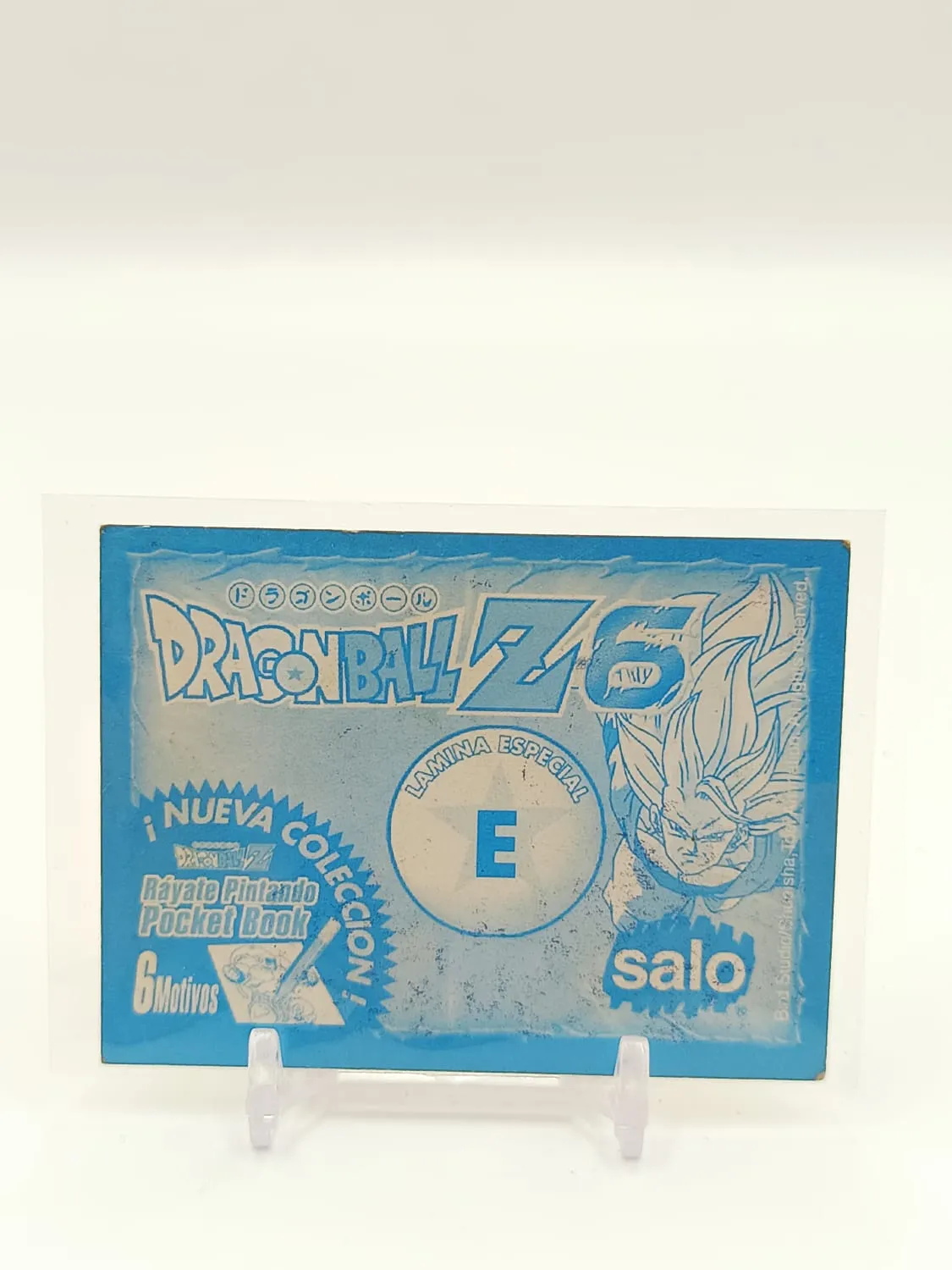 Dragon Ball Z 6 - Holograma - Letra E - Original (Salo)