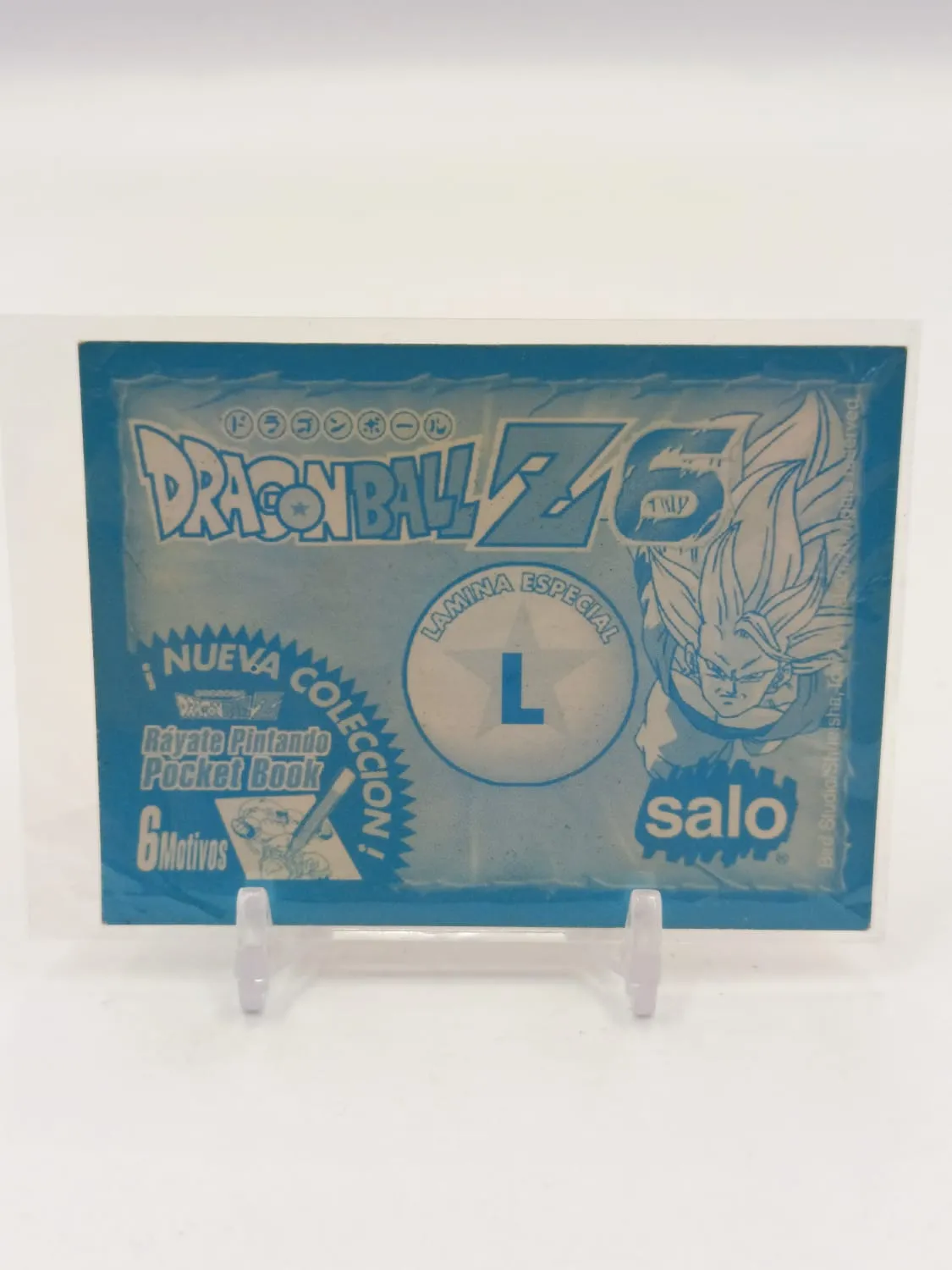 Dragon Ball Z 6 - Holograma - Letra L - Original (Salo)