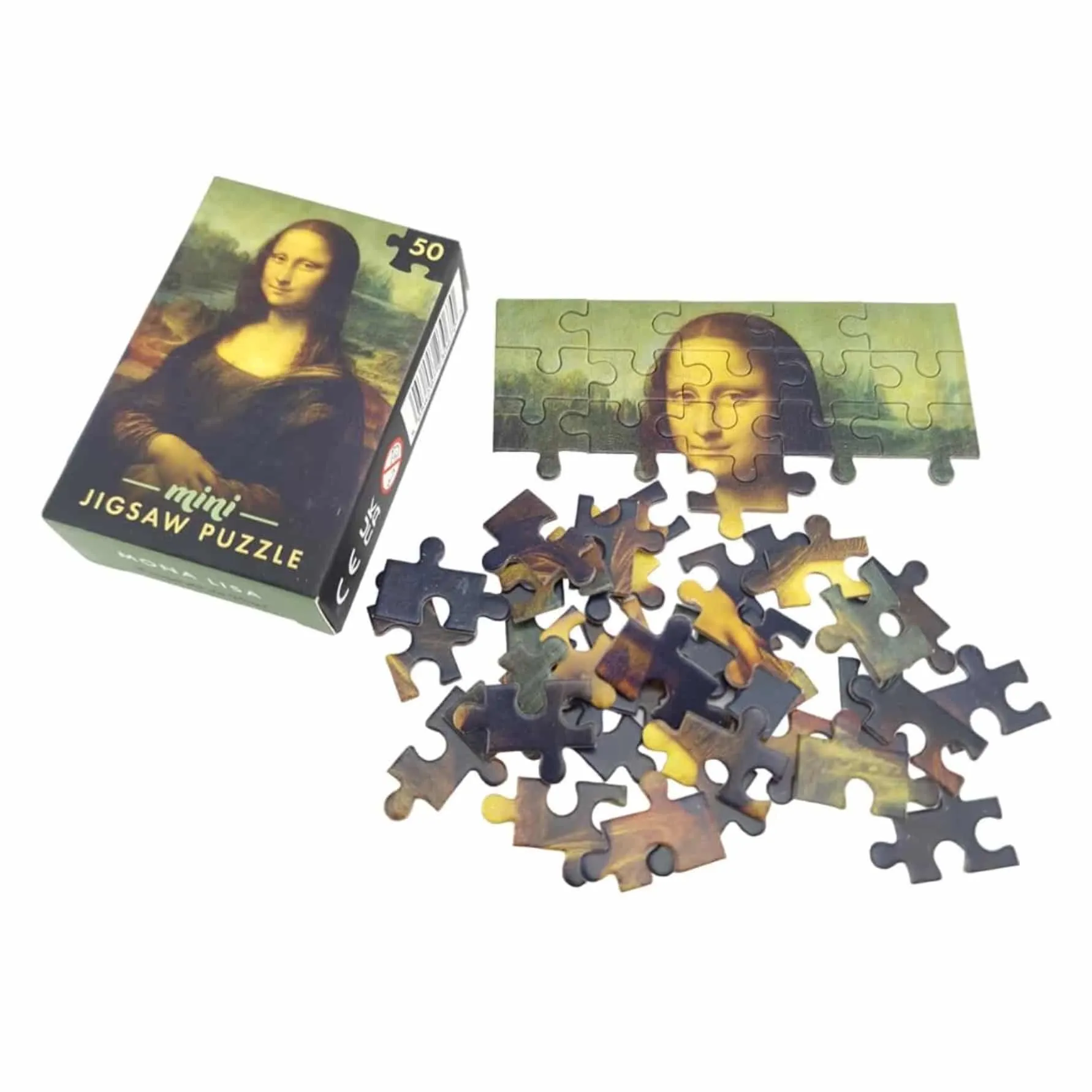 Mini Masterpieces – Puzzles Rompecabezas de 50 Piezas (60 unidades) - Professor Puzzle (2026)
