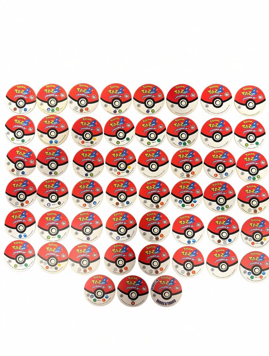 Pokemon 1  - Coleccion Completa de Tazos (Estado Exclusivo) - Evercrisp (2000)