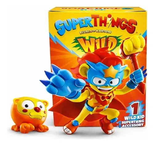 SuperThings Wild and Wild World - Wild Kids - Roarrior (Caja Sellada)