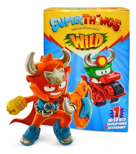 SuperThings Wild and Wild World - Wild Kids - Silverhorn (Caja Sellada)