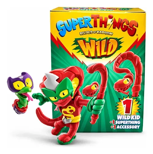 SuperThings Wild and Wild World - Wild Kids - Hiss (Caja Sellada)