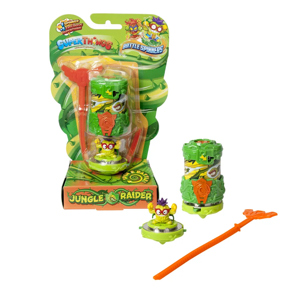 SuperThings - Battle Machine Series - Battle Spinners - Jungle Raider (Verde)