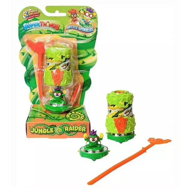 SuperThings - Battle Machine Series - Battle Spinners - Jungle Raider (Verde Claro)