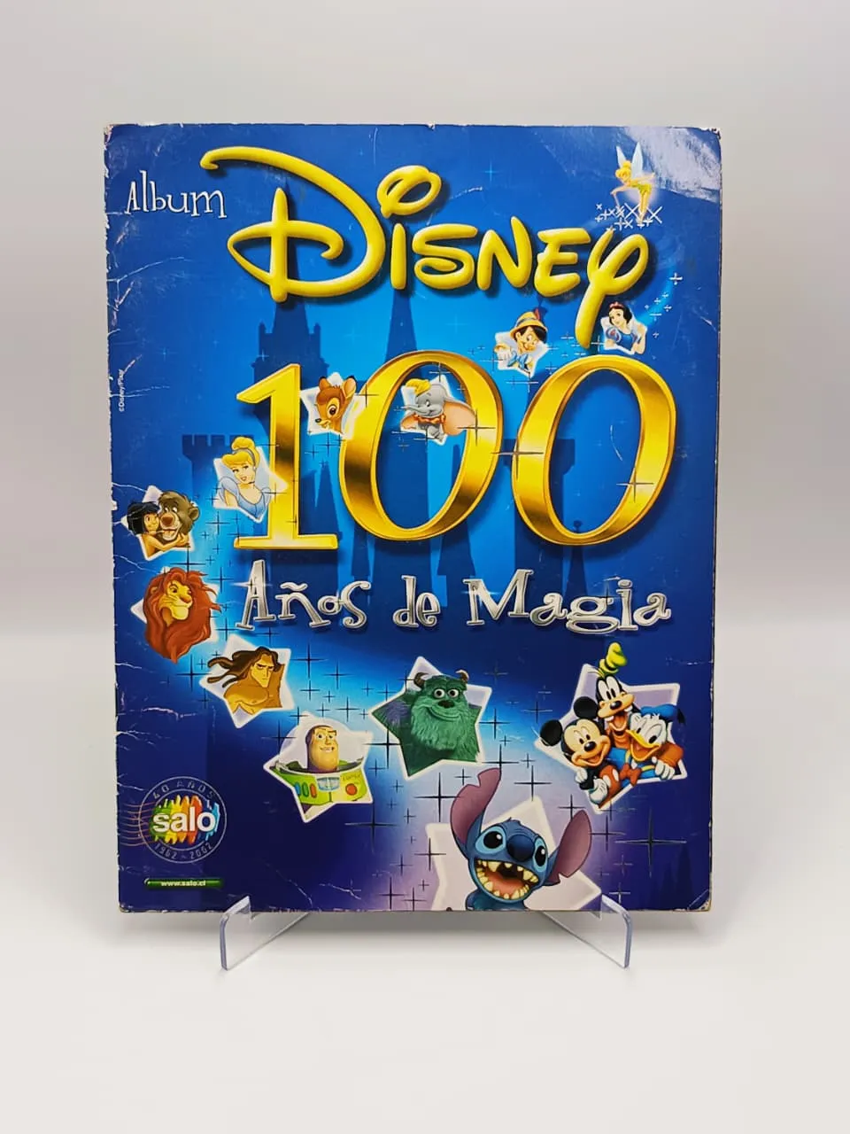 Disney 100 Años de Magia - Album Incompleto Pegado (83%) - Salo (2002)