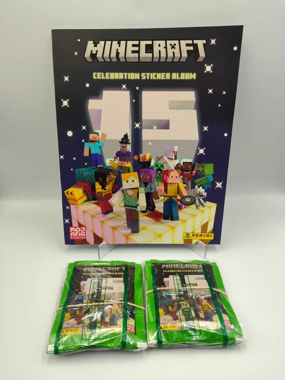 Minecraft Celebration - Album Vacio + 40 Sobres - Panini (2025)