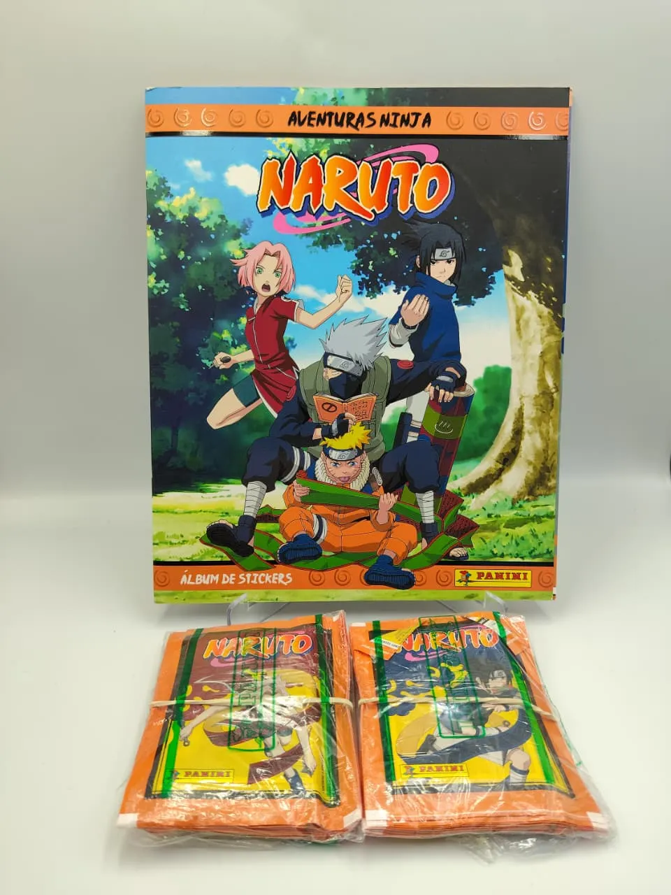 Naruto - Aventuras Ninjas - Album Vacio + 40 Sobres - Panini (2025)