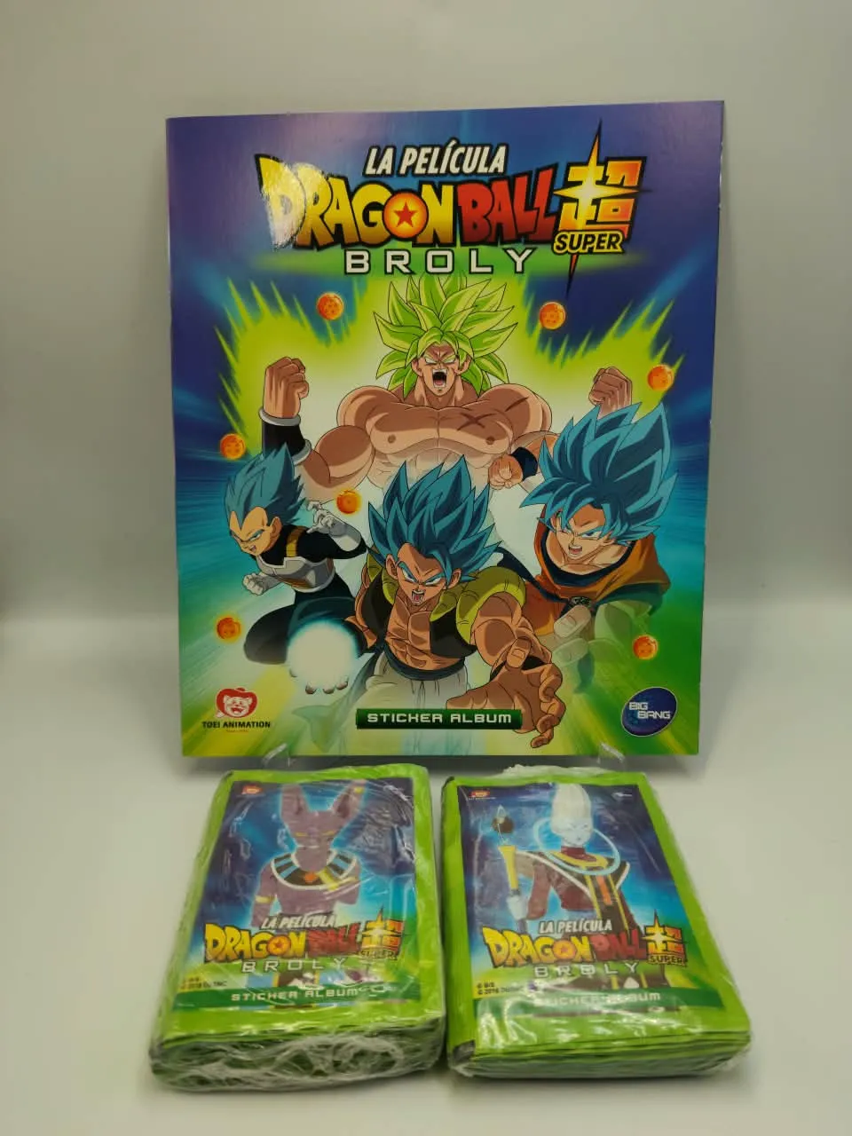Dragon Ball Super - Broly - La Película - Album + 50 Sobres - Big Bang Copag (2020)