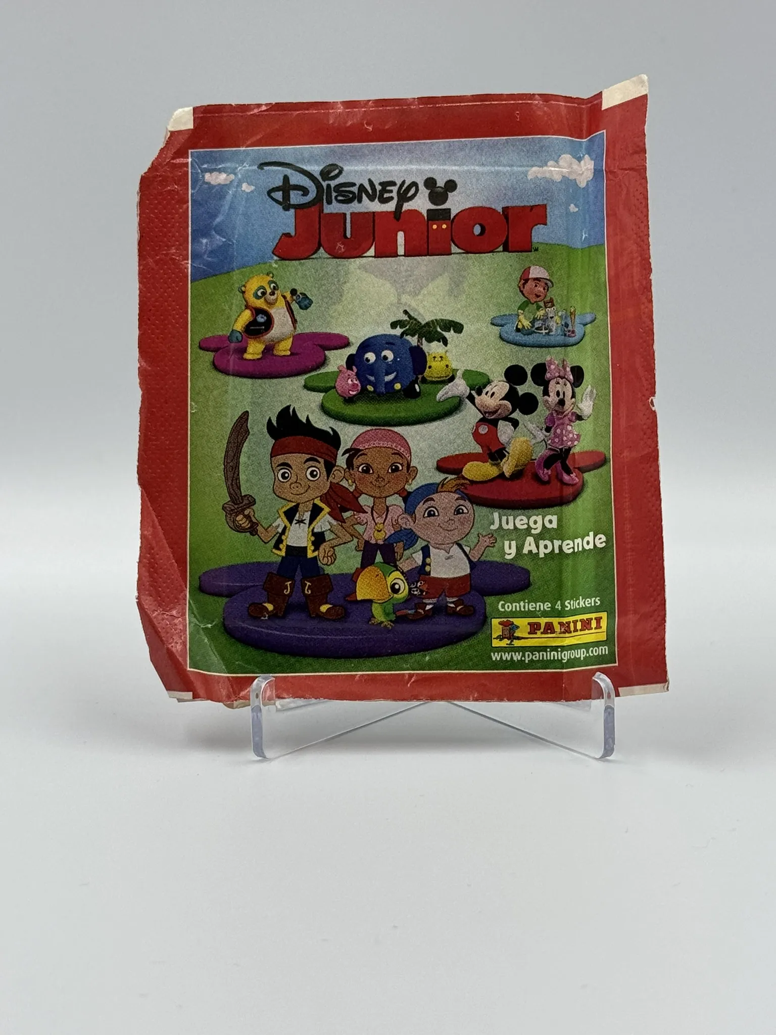 Disney Junior - Juega y Aprende - Sobre de Laminas/Cromos/Figuritas Sellado - Panini