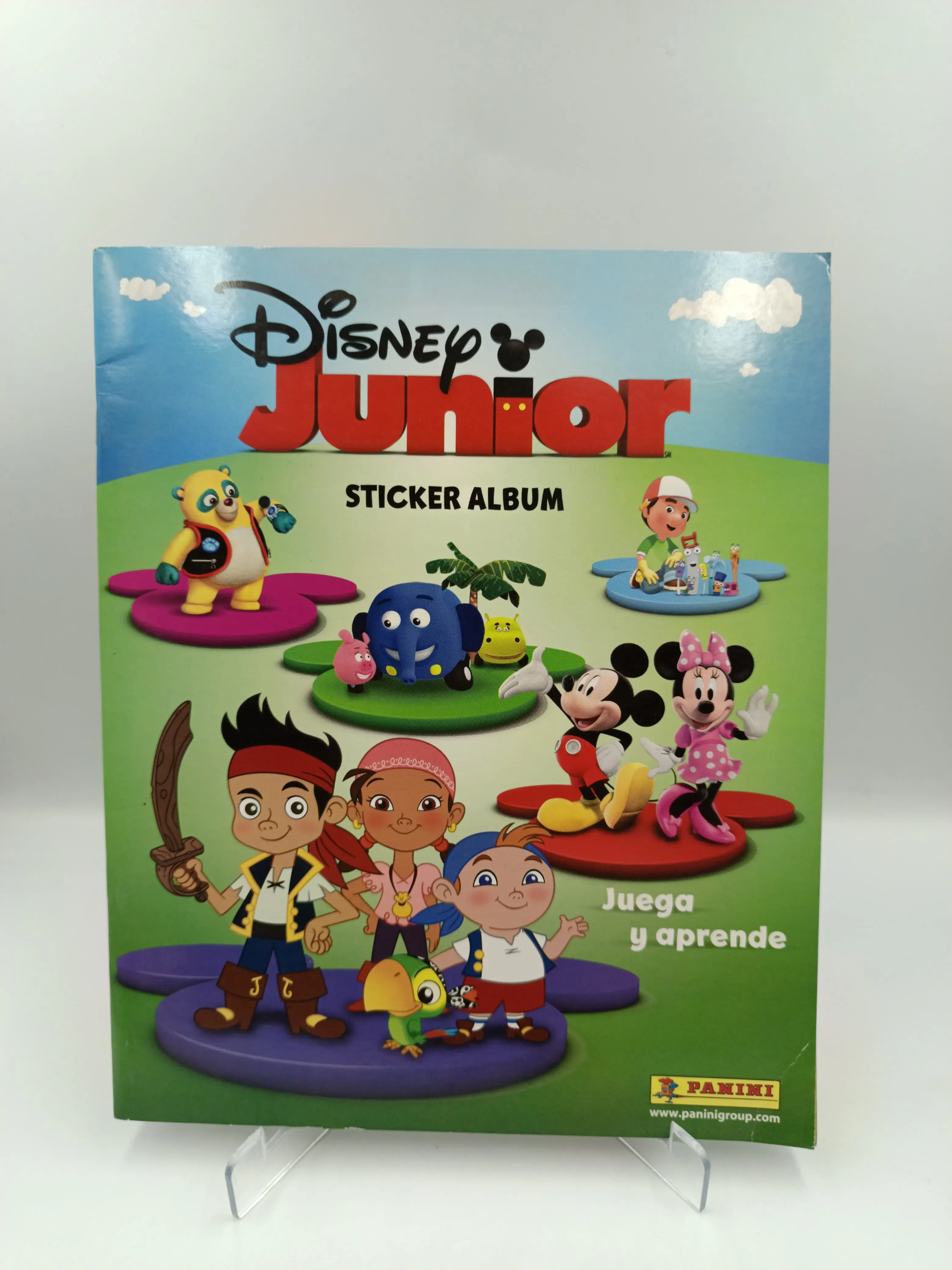 Disney Junior - Juega y Aprende - Album Incompleto Pegado (61%) - Panini (2011)