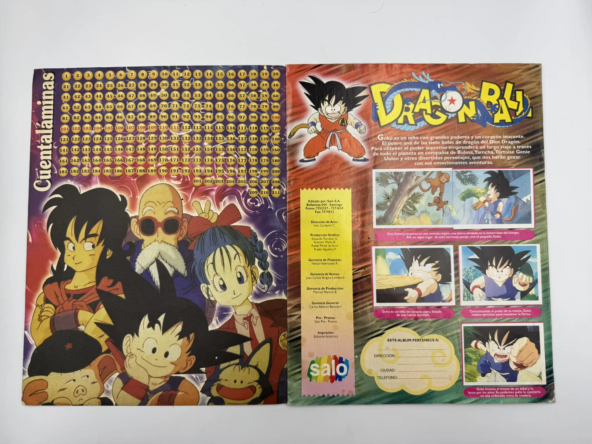 Dragon Ball  (Completo, Seccion Dragon ball completo y cupones sin rayar). Mas detalles dentro del producto