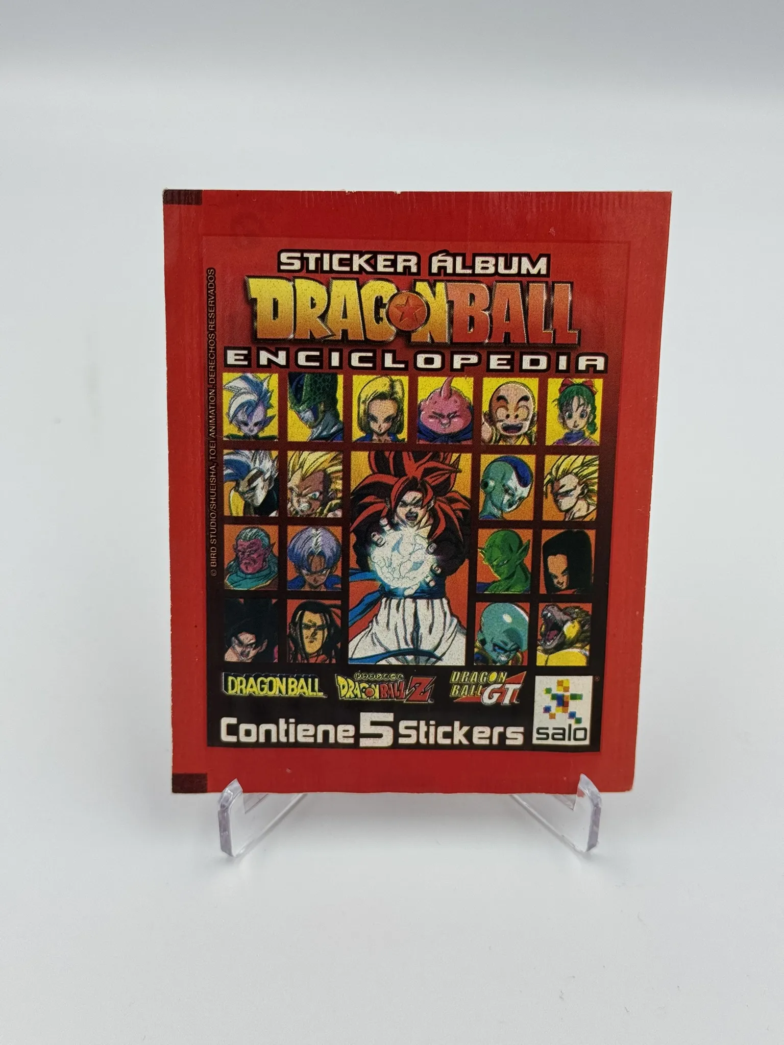 Dragon Ball Enciclopedia - Sobre de Laminas/Cromos/Figuritas Sellado Original - Salo