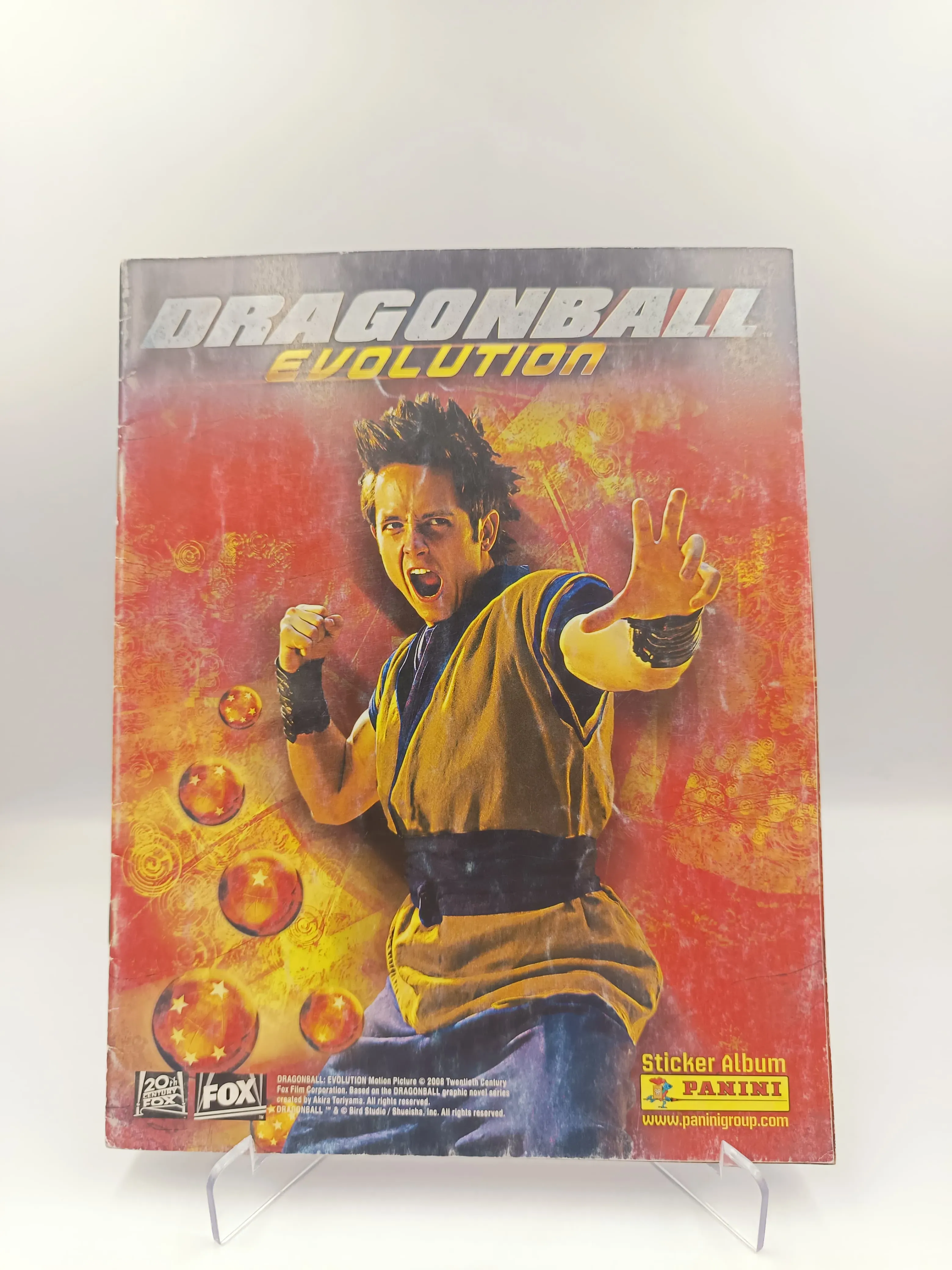 Dragon Ball Evolution - Album Incompleto Pegado (77%) - Panini (2008)