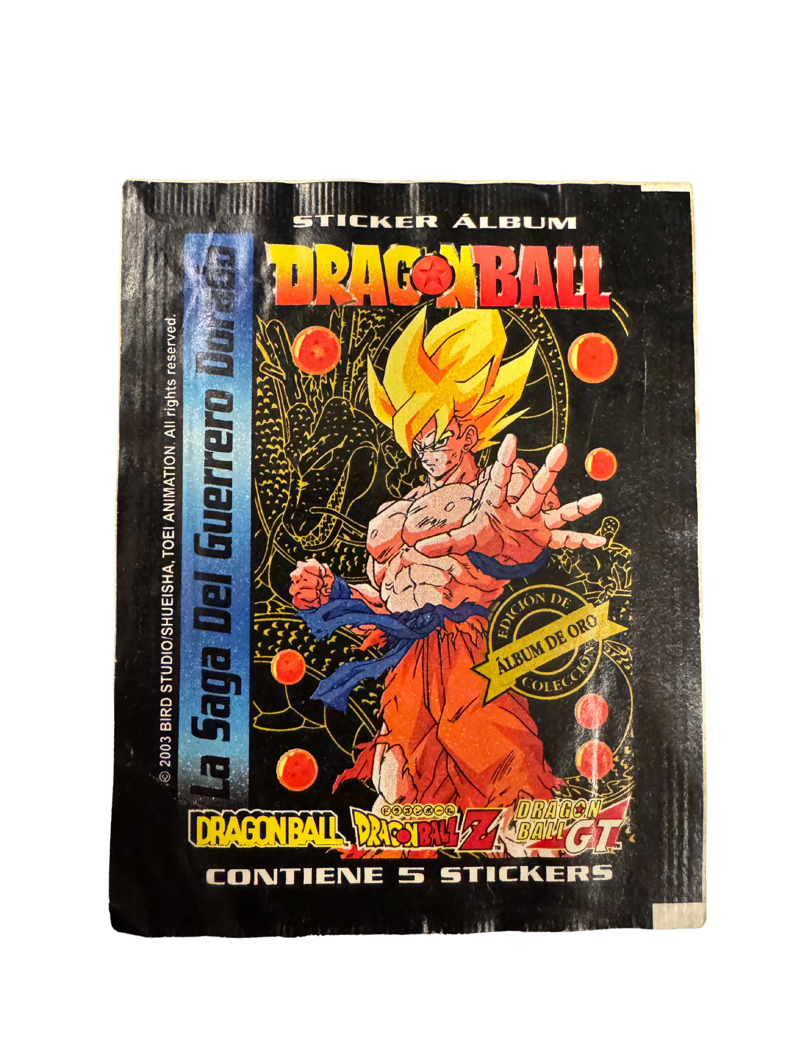 Dragon Ball La Saga del Guerrero Doraro (Negro) - Sobre de Laminas/Cromos/Figuritas Sellado - Original (Salo)