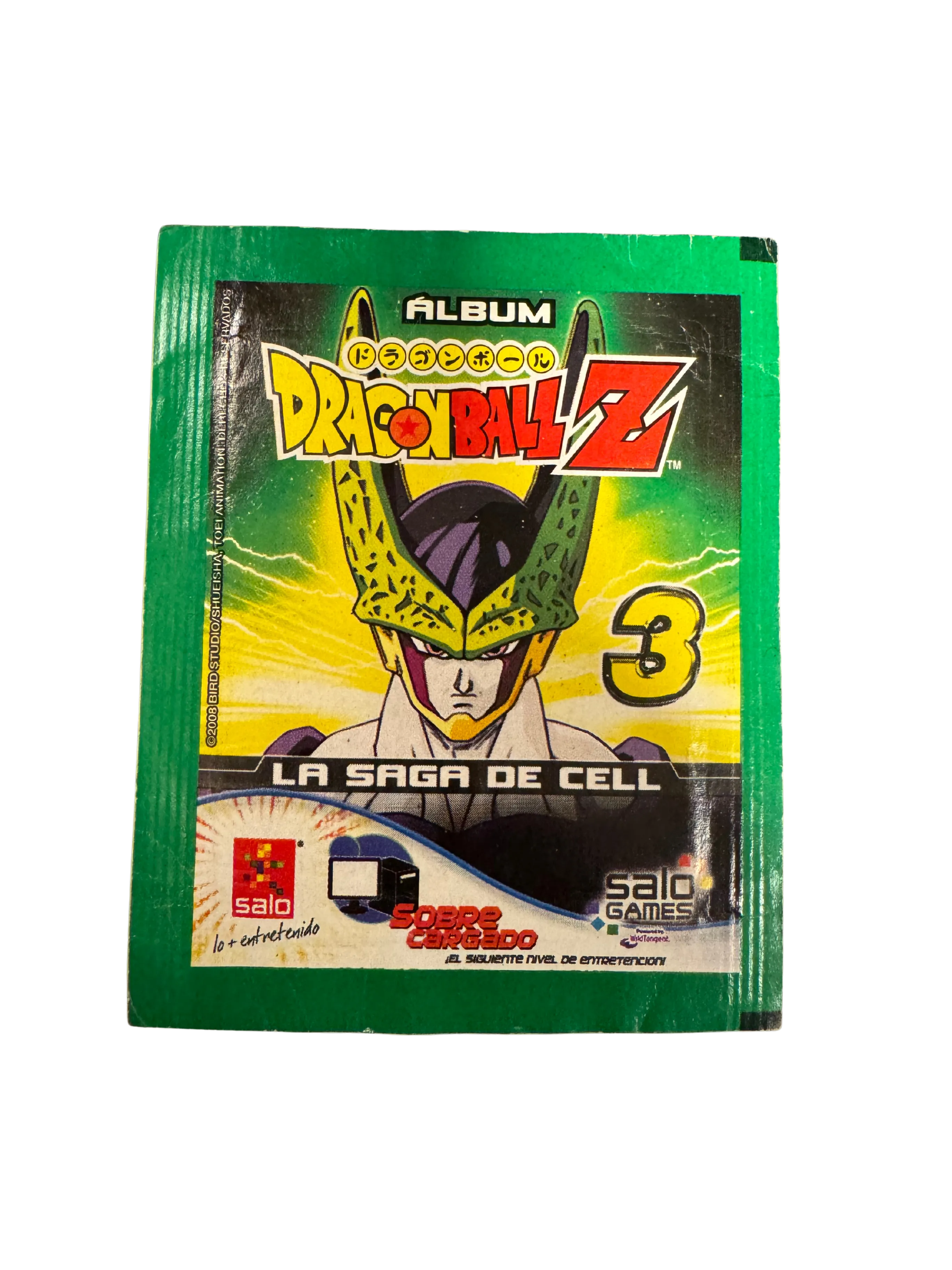 Dragon Ball Z 3 - Re-Edicion - Sobre de Laminas/Cromos/Figuritas Sellado Original - Salo