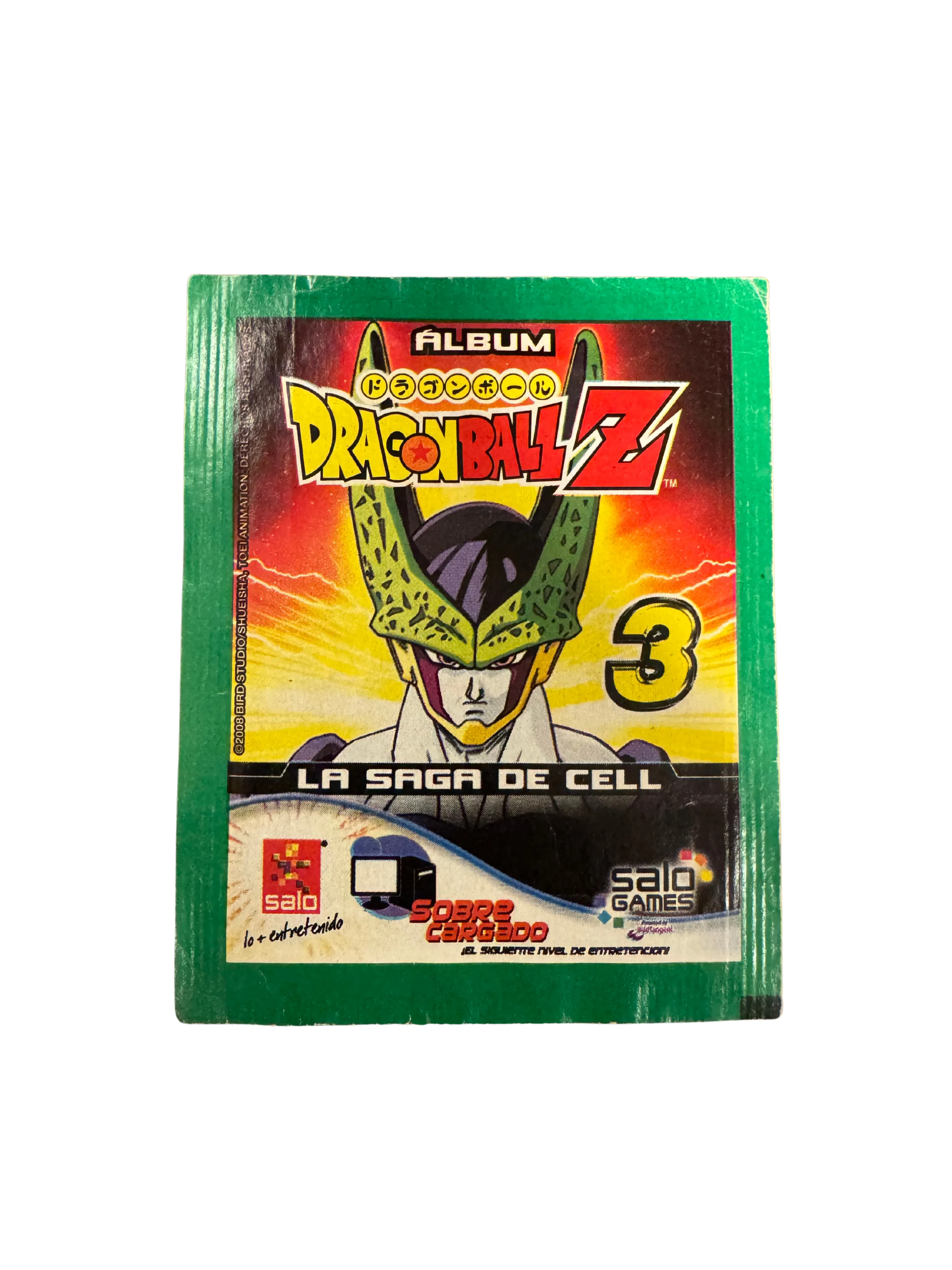 Dragon Ball Z 3 - Re-Edicion - Sobre de Laminas/Cromos/Figuritas Sellado Original - Salo
