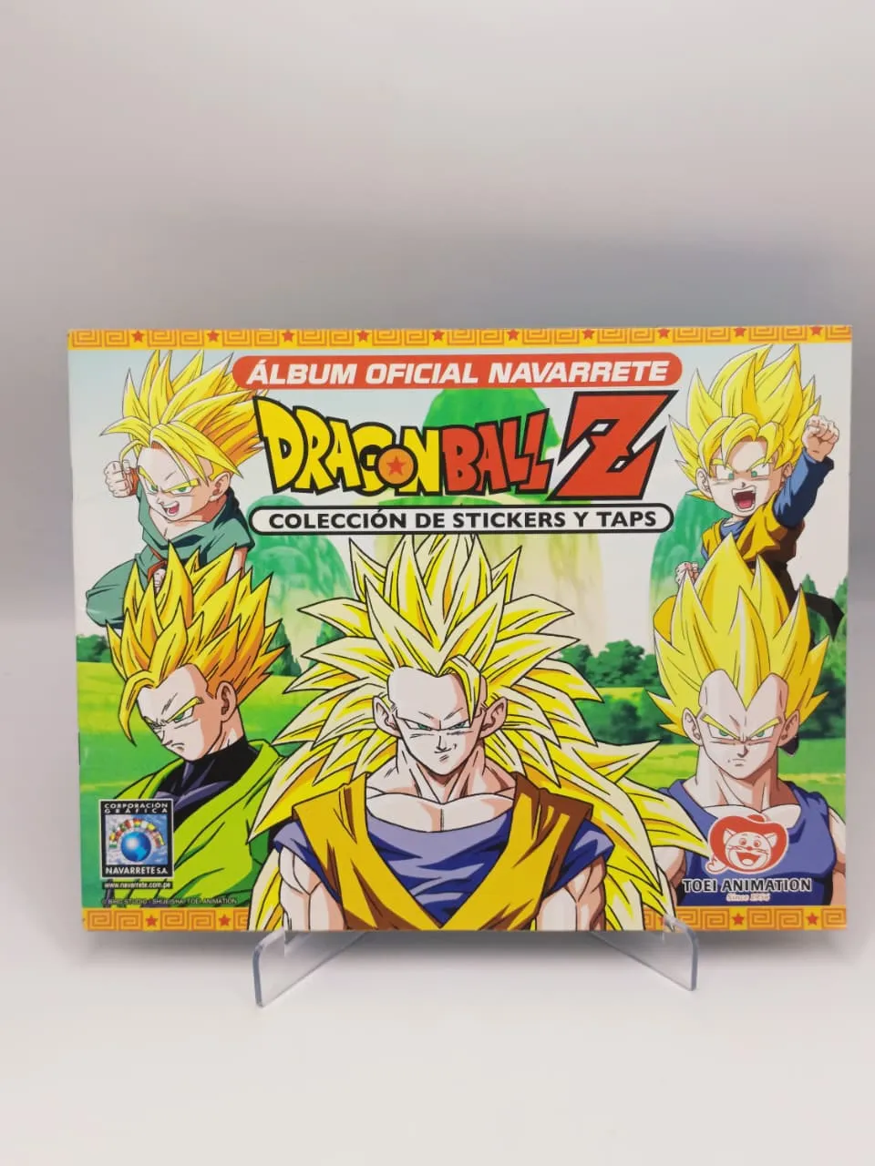 Dragon Ball Z Stickers y Taps - Album Vacio - Navarrete (2017)