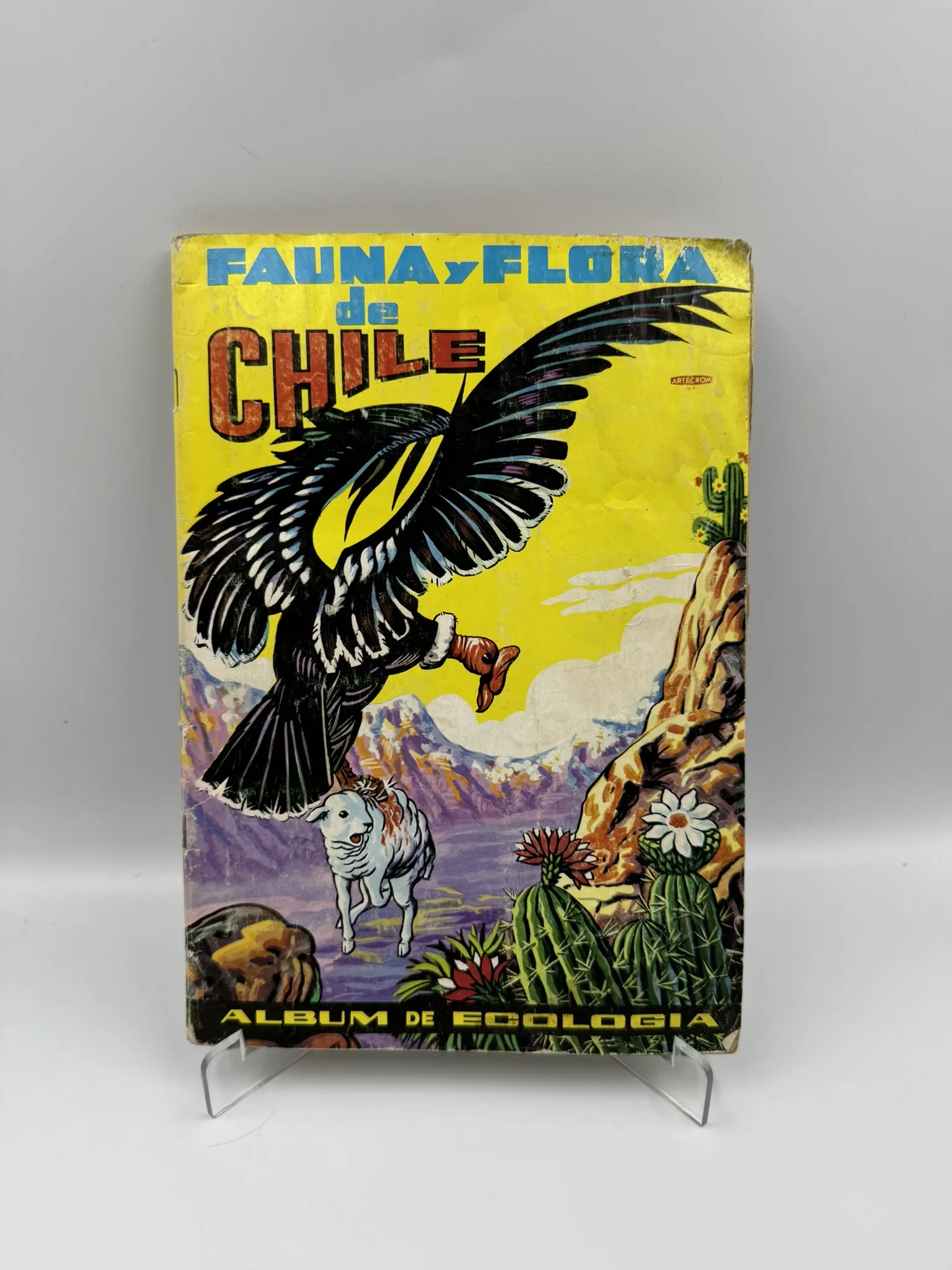 Fauna y Flora de Chile - Album Incompleto Pegado (%) - Artecrom (1982)