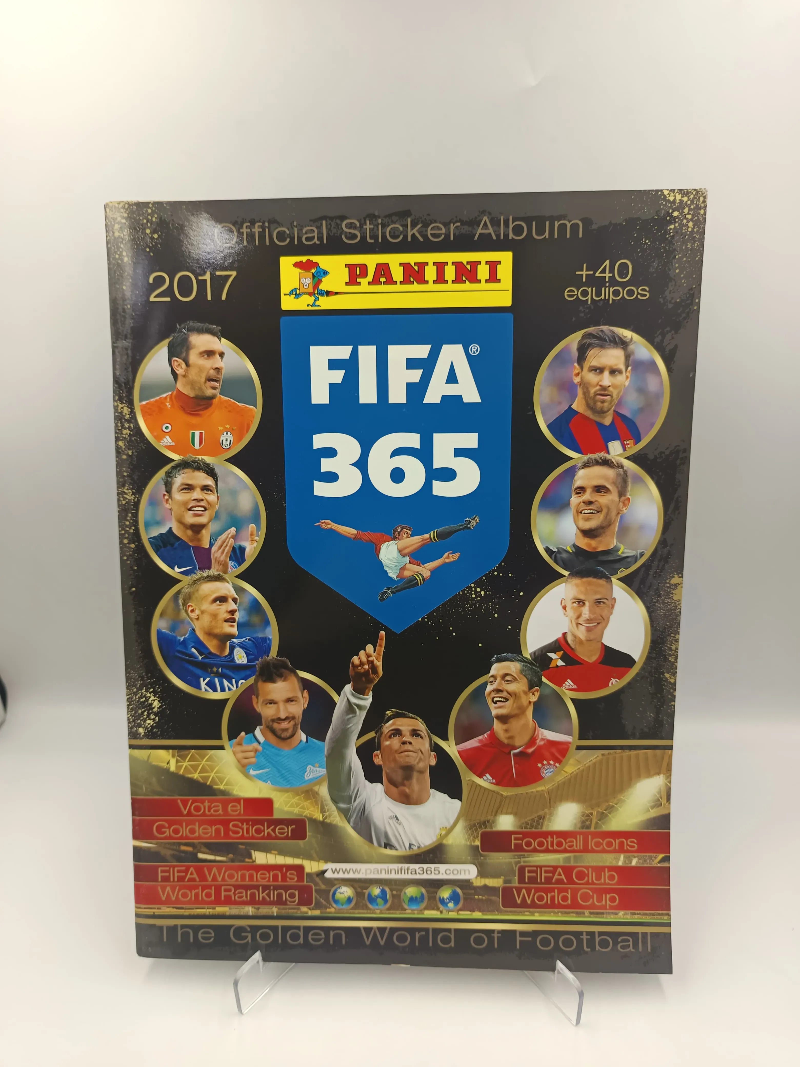 FIFA 365 2017 (Sudamérica) - Album Incompleto Pegado (69%) - Panini (2017)