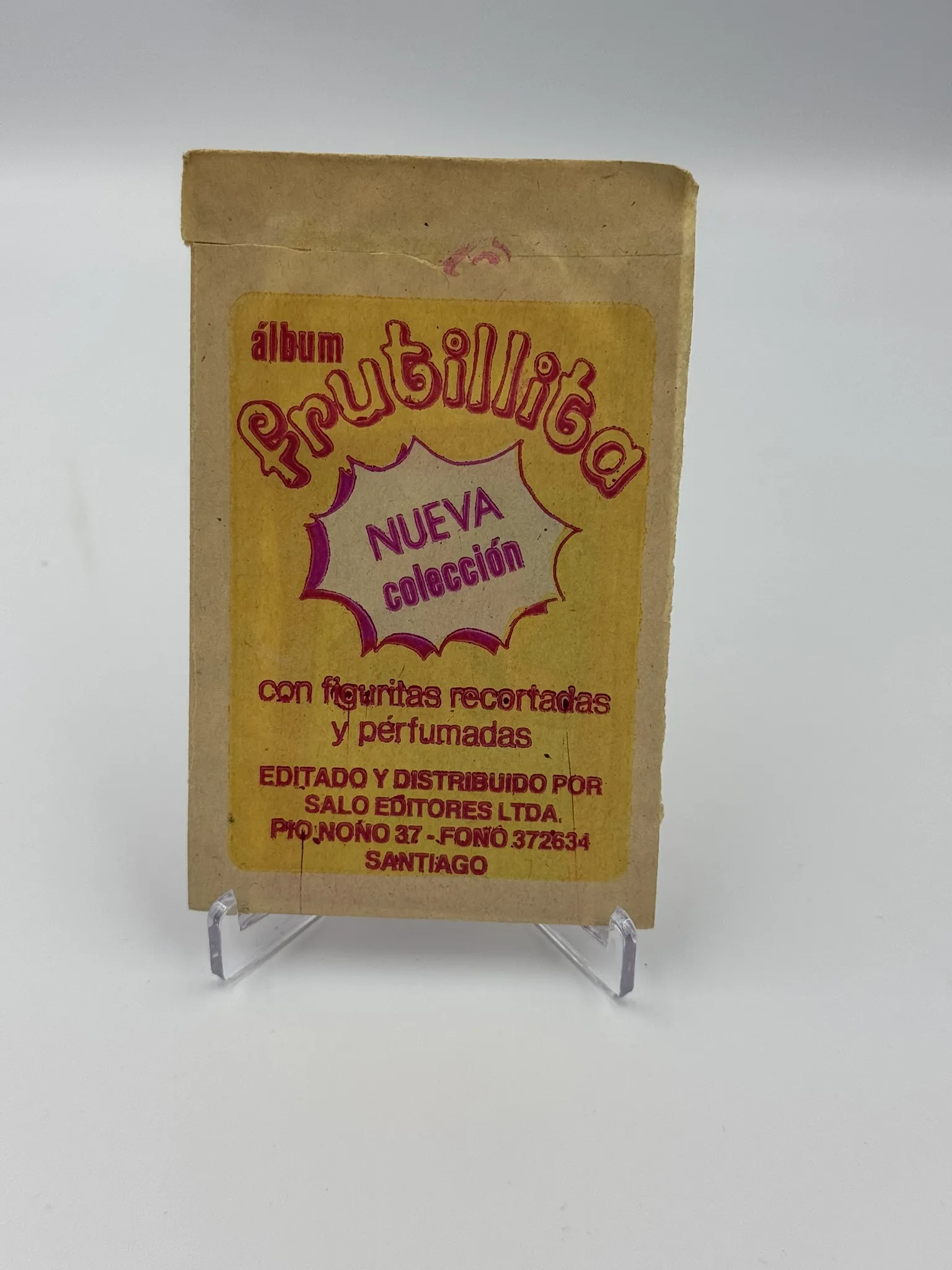 Frutillita Nueva Colección - Sobre de Laminas/Cromos/Figuritas Sellado Original - Salo