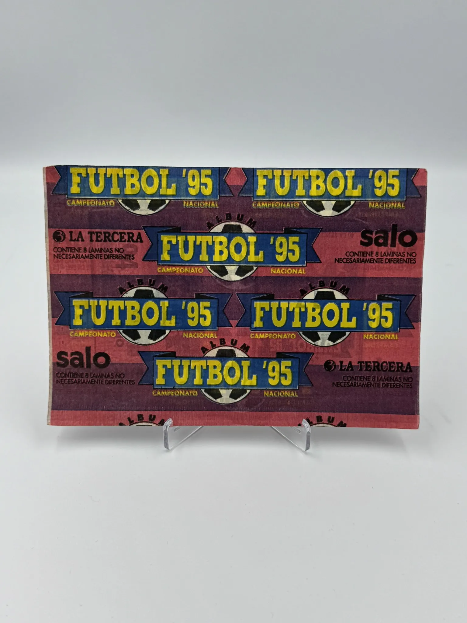 Futbol 95 (Sobre doble) - Sobre de Laminas/Cromos/Figuritas Sellado Original - Salo