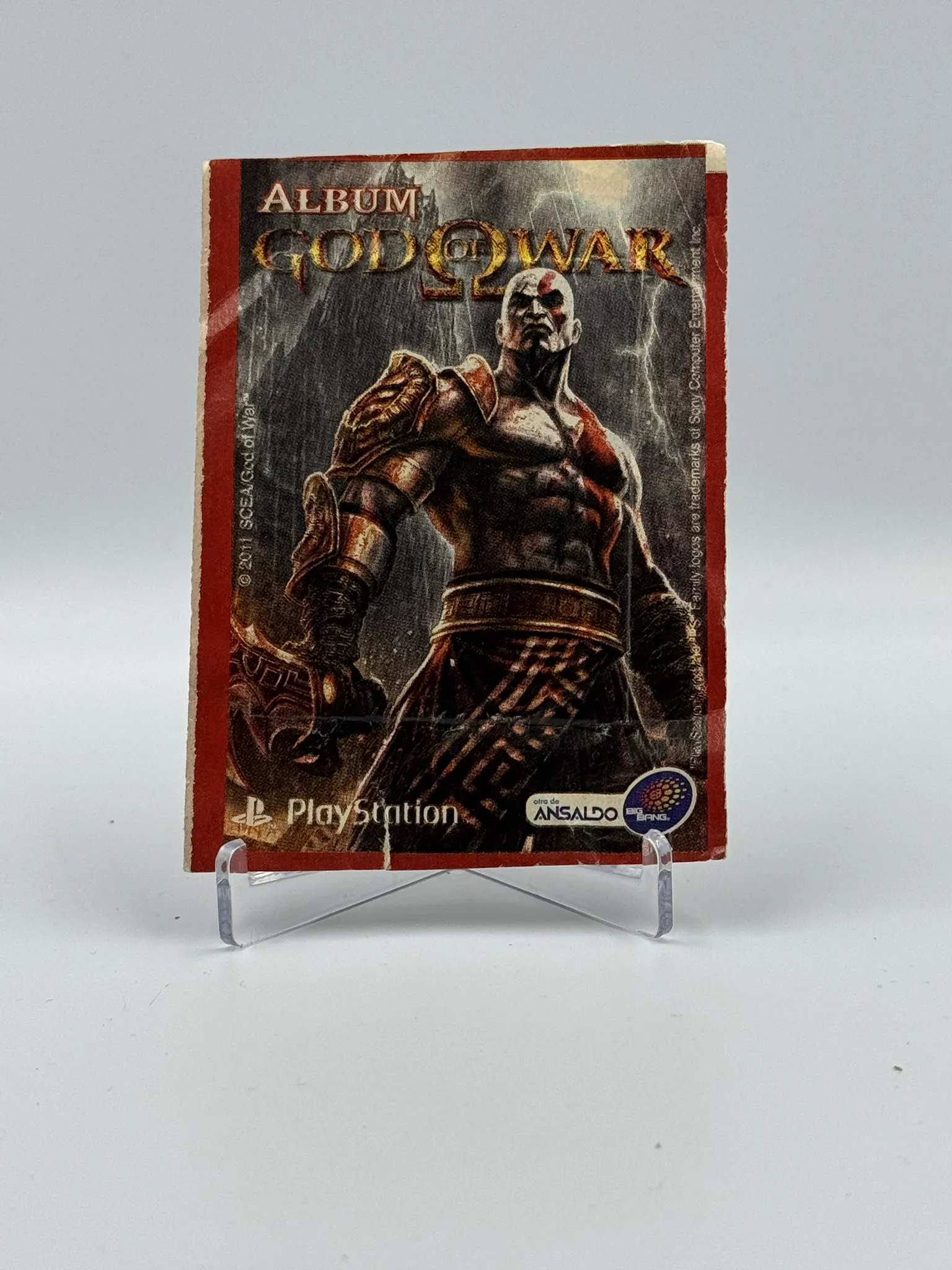 God of War - Sobre de Laminas/Cromos/Figuritas Sellado - Big Bang Copag