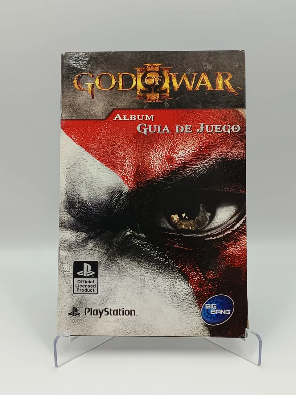 God of War 3 - Guia de Juego - Album Incompleto Pegado (79%) - Big Bang Copag (2011)