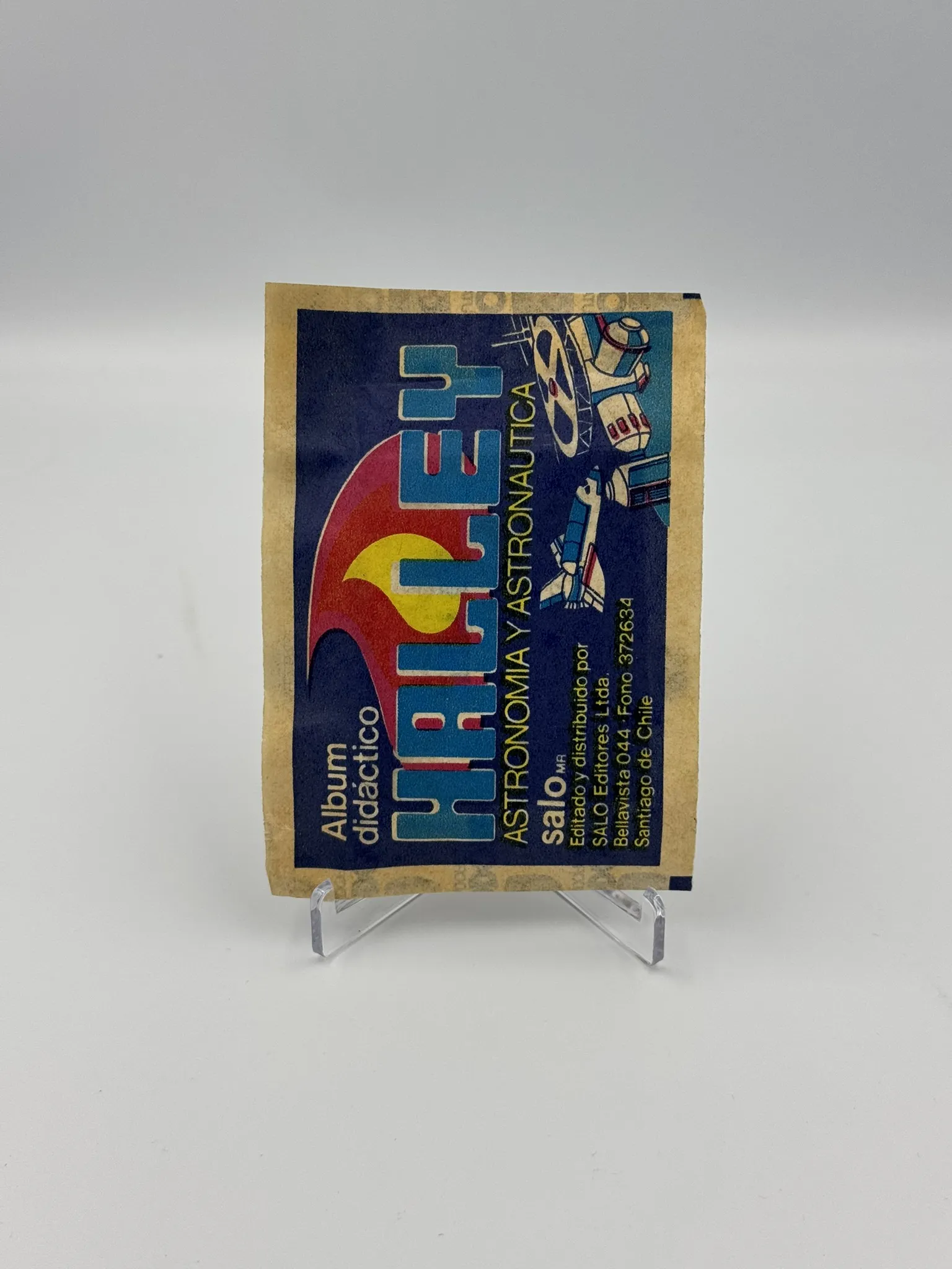 Halley Astronomia y Astronautica - Sobre de Laminas/Cromos/Figuritas Sellado Original - Salo