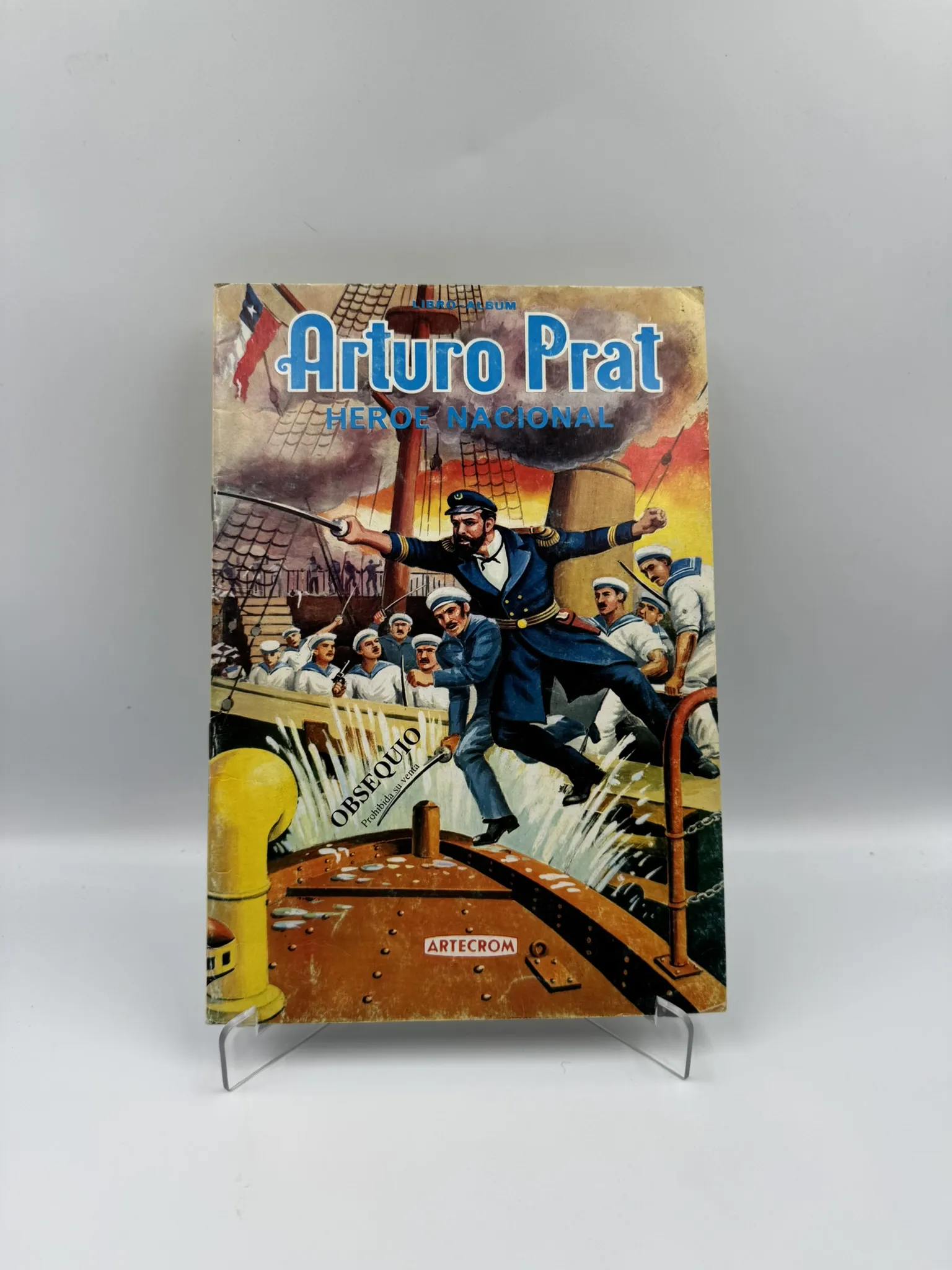 Arturo Prat Heroe Nacional - Album Incompleto Pegado (%) - Artecrom (1984)